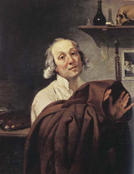 Self-Portrait as a Monk, Johann Zoffany
